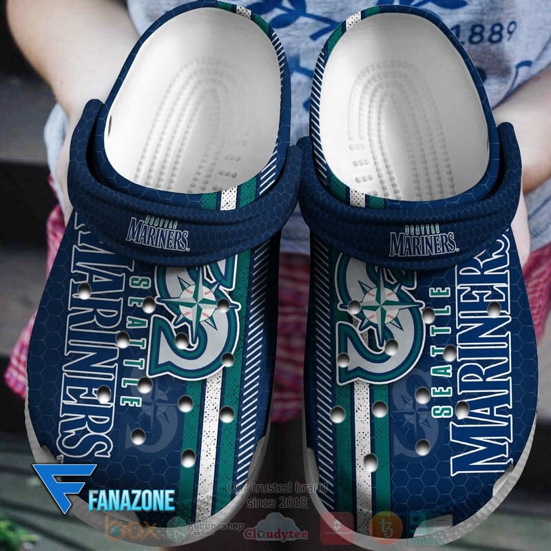 Footwearmerch Seattle Mariners MLB Sport Crocs Clogs Crocband Shoes Comfortable For Men Women and Kids