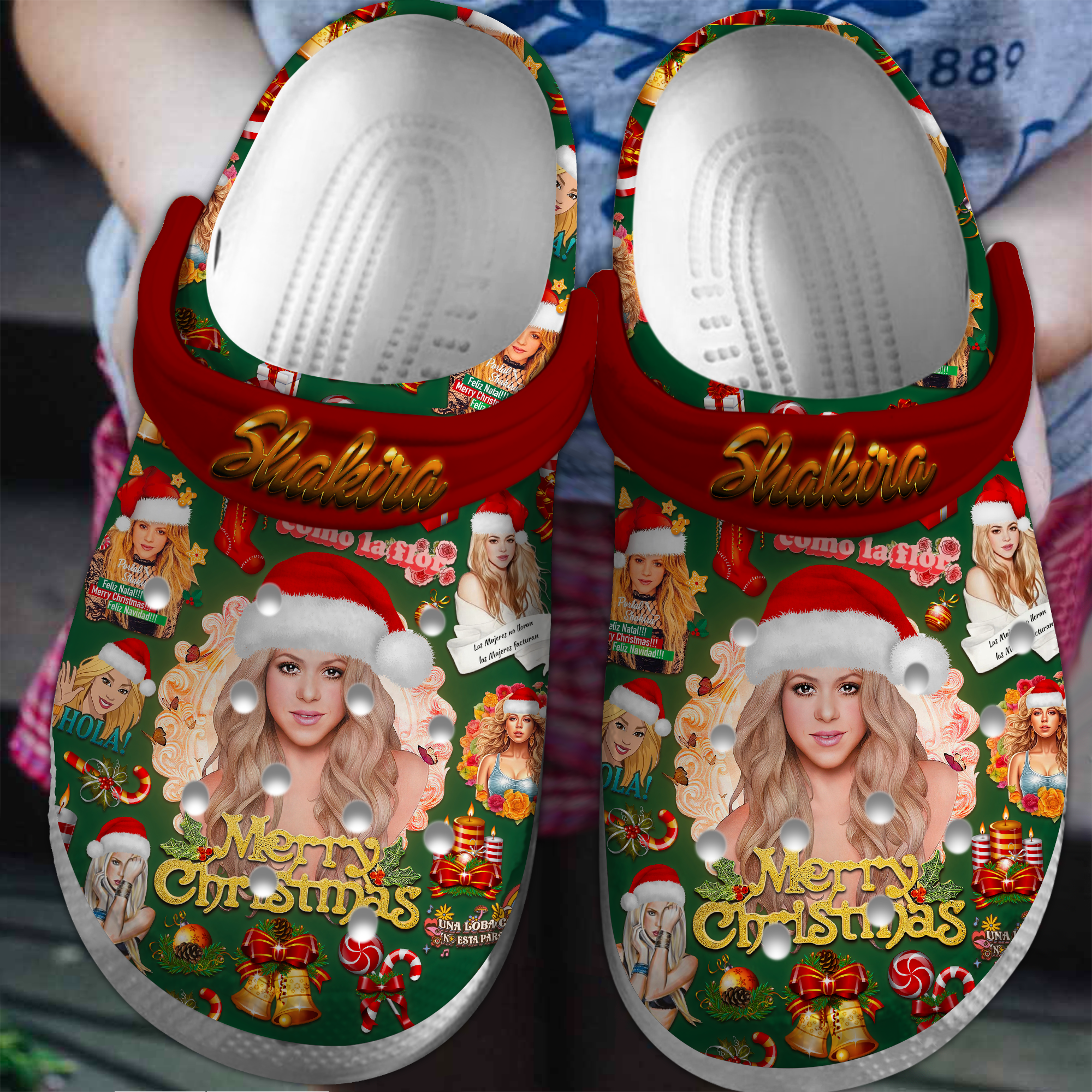 Footwearmerch Shakira Music Crocs Crocband Clogs Shoes Comfortable For Men Women and Kids
