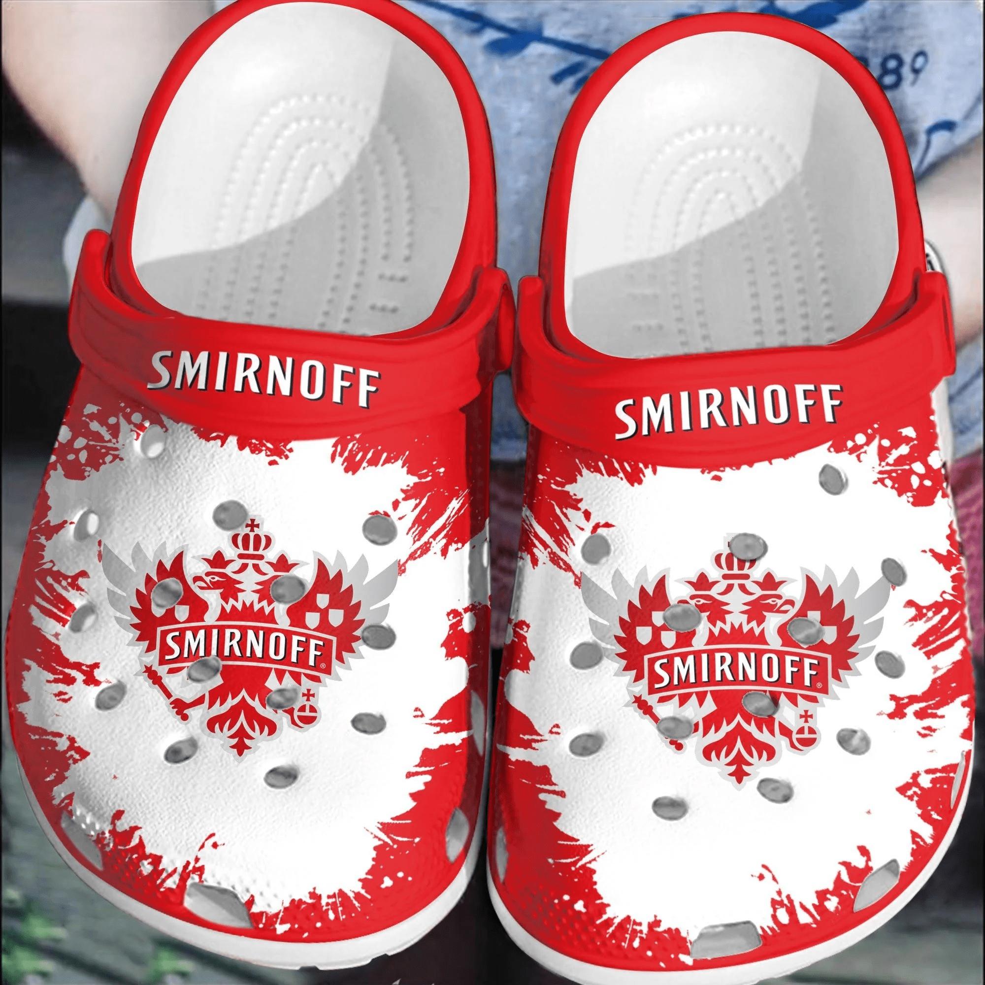 Footwearmerch Smirnoff Clogs Shoes Comfortable Crocs Crocband For Men Women