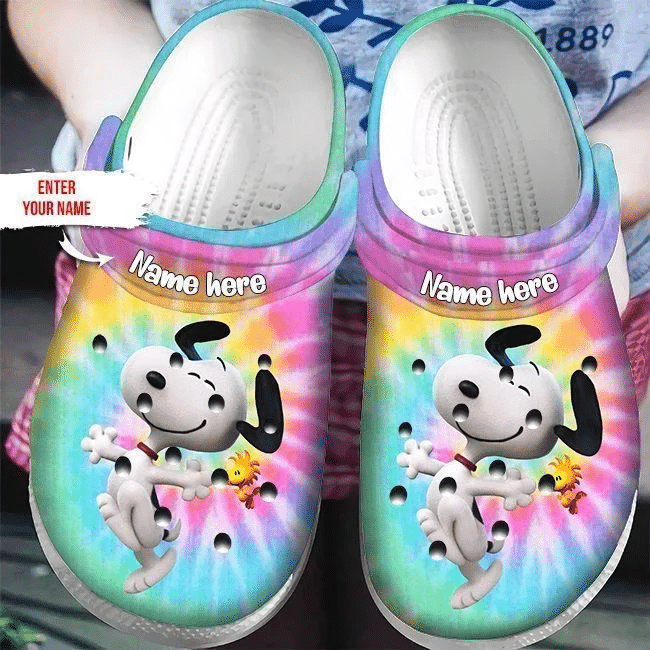Footwearmerch Snoopy And Woodstock Clog Shoes