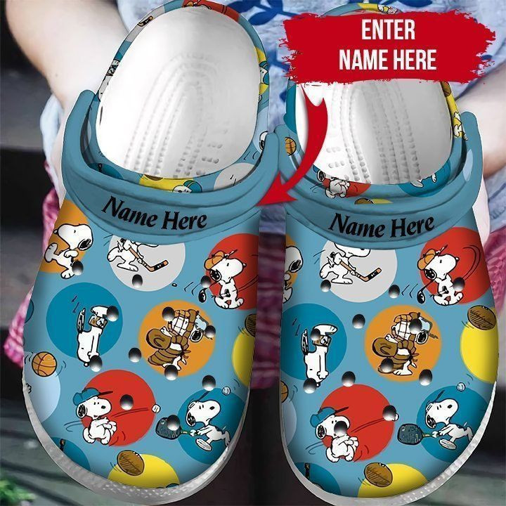 Footwearmerch Snoopy Comics clog Shoes