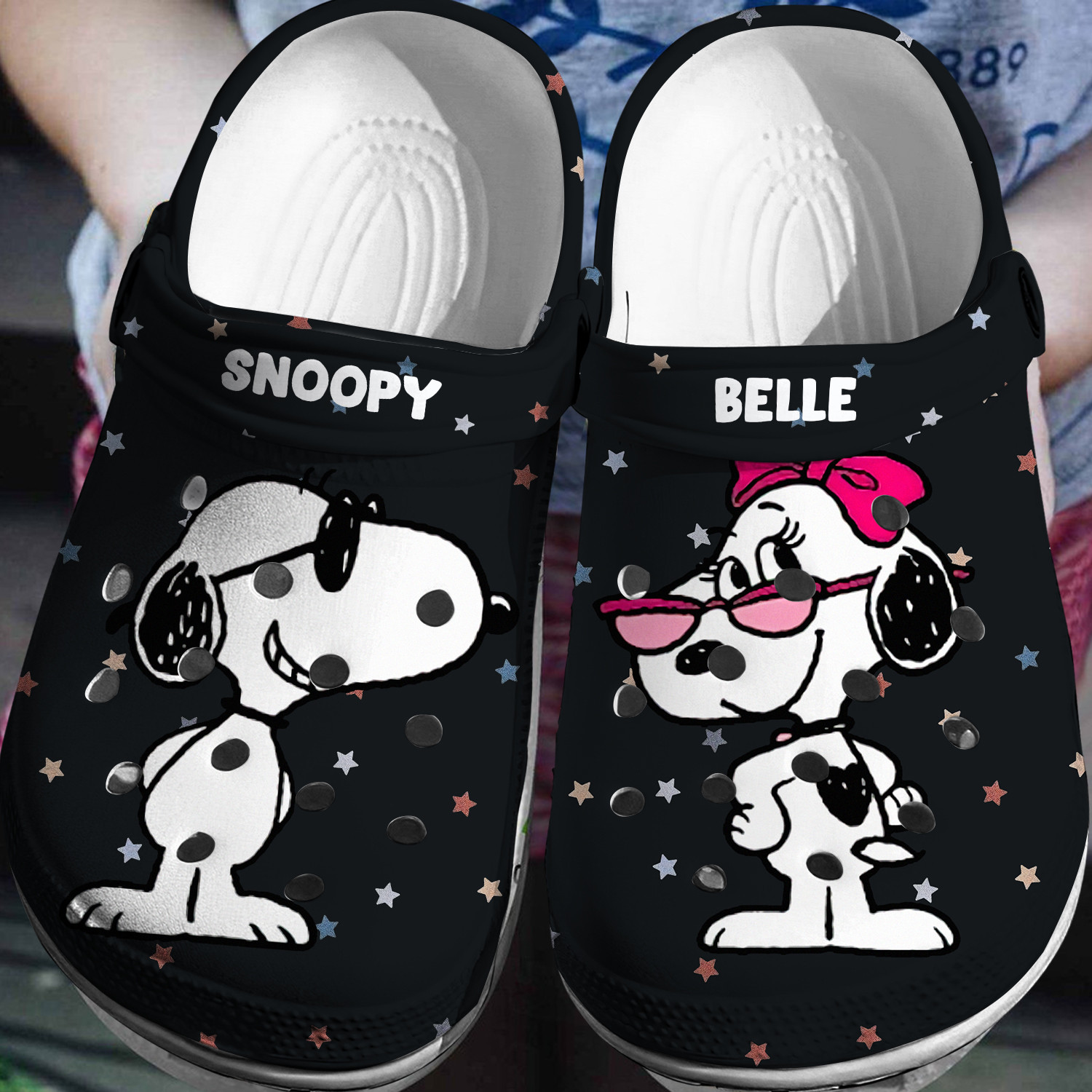 Footwearmerch Peanuts Snoopy Crocs Clogs Shoes Crocband Comfortable 3D