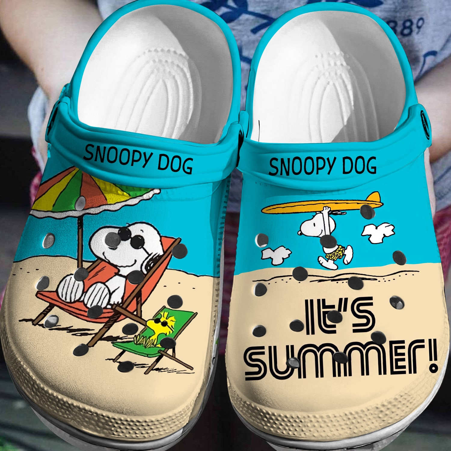 Footwearmerch Snoopy Crocs 3D Peanuts Clog Shoes