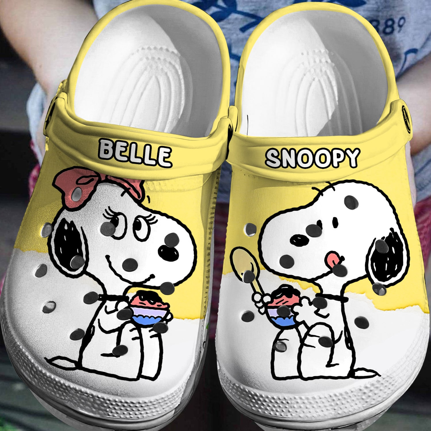 Footwearmerch Peanuts Snoopy Crocs Clogs Comfortable Shoes Crocband 3D