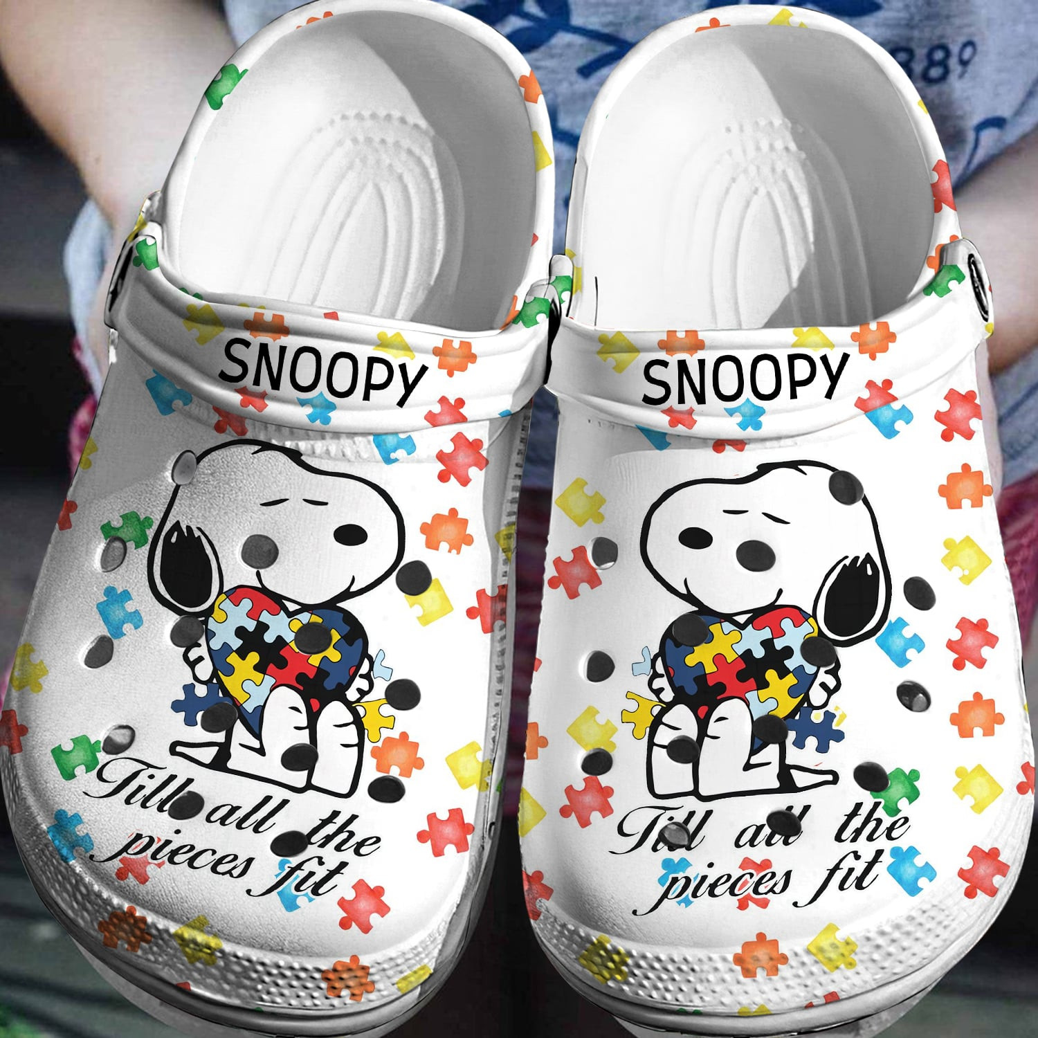 Footwearmerch Snoopy Crocs 3D Crocsband Clog Shoes