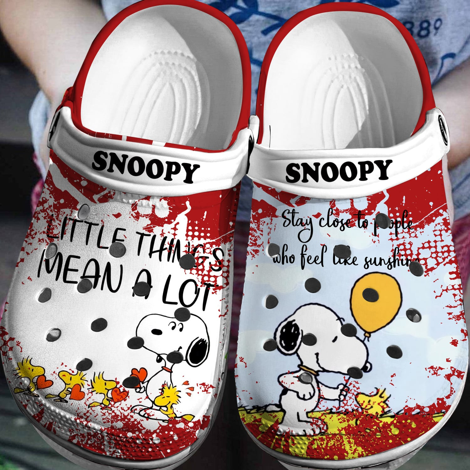 Footwearmerch Snoopy Crocs 3D Clog Crocsband Shoes