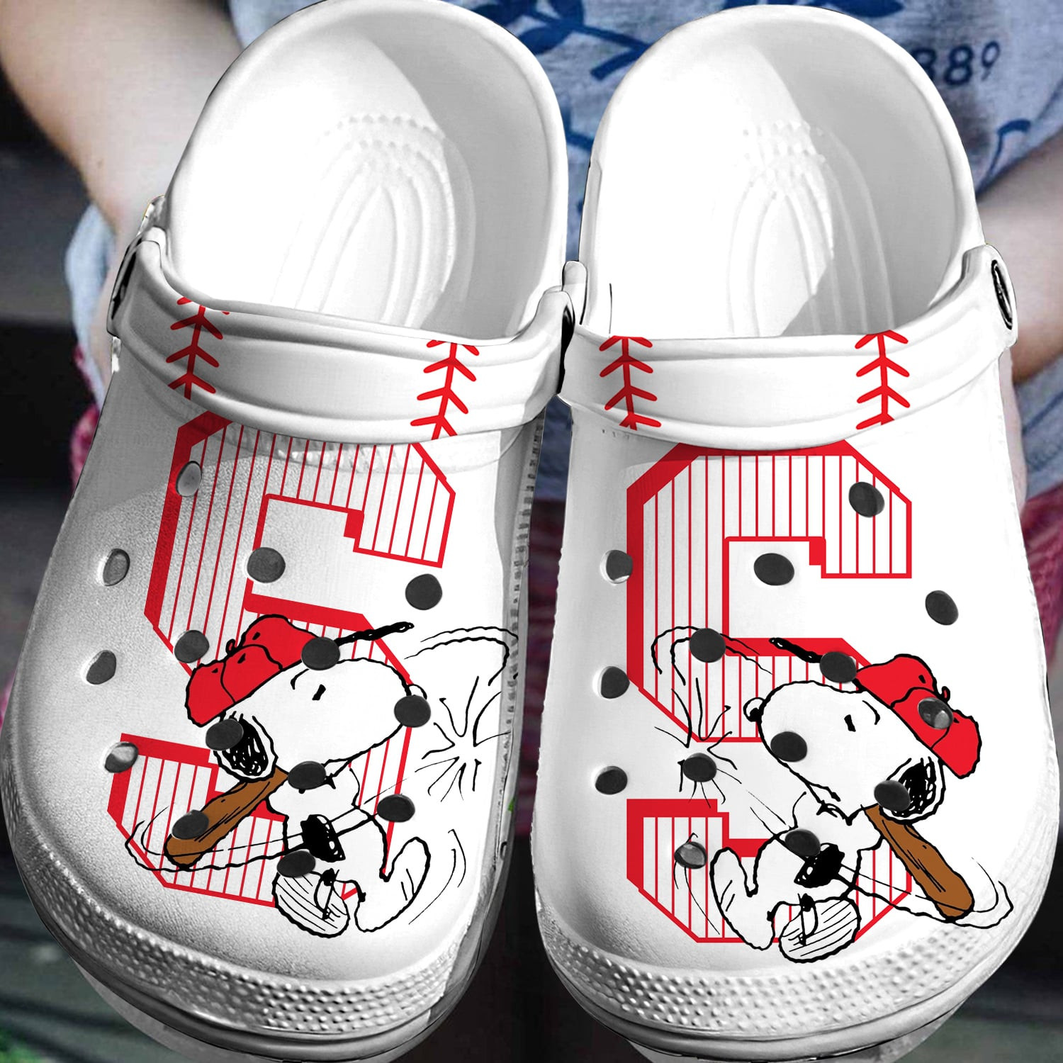Footwearmerch Peanuts Snoopy Crocs Clogs Crocband Comfortable Shoes 3D