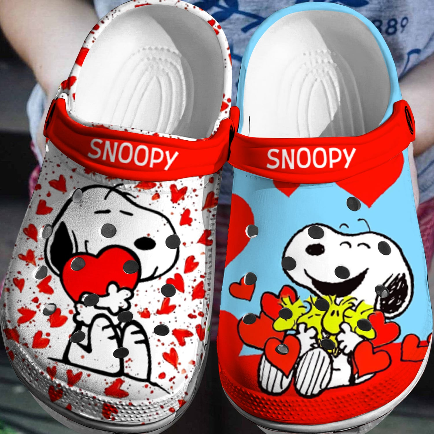 Footwearmerch Snoopy Crocs Peanuts 3D Clog Shoes