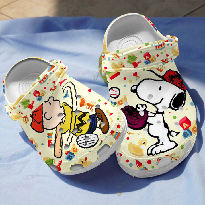 Footwearmerch Snoopy Crocs Classic Clogs Shoes