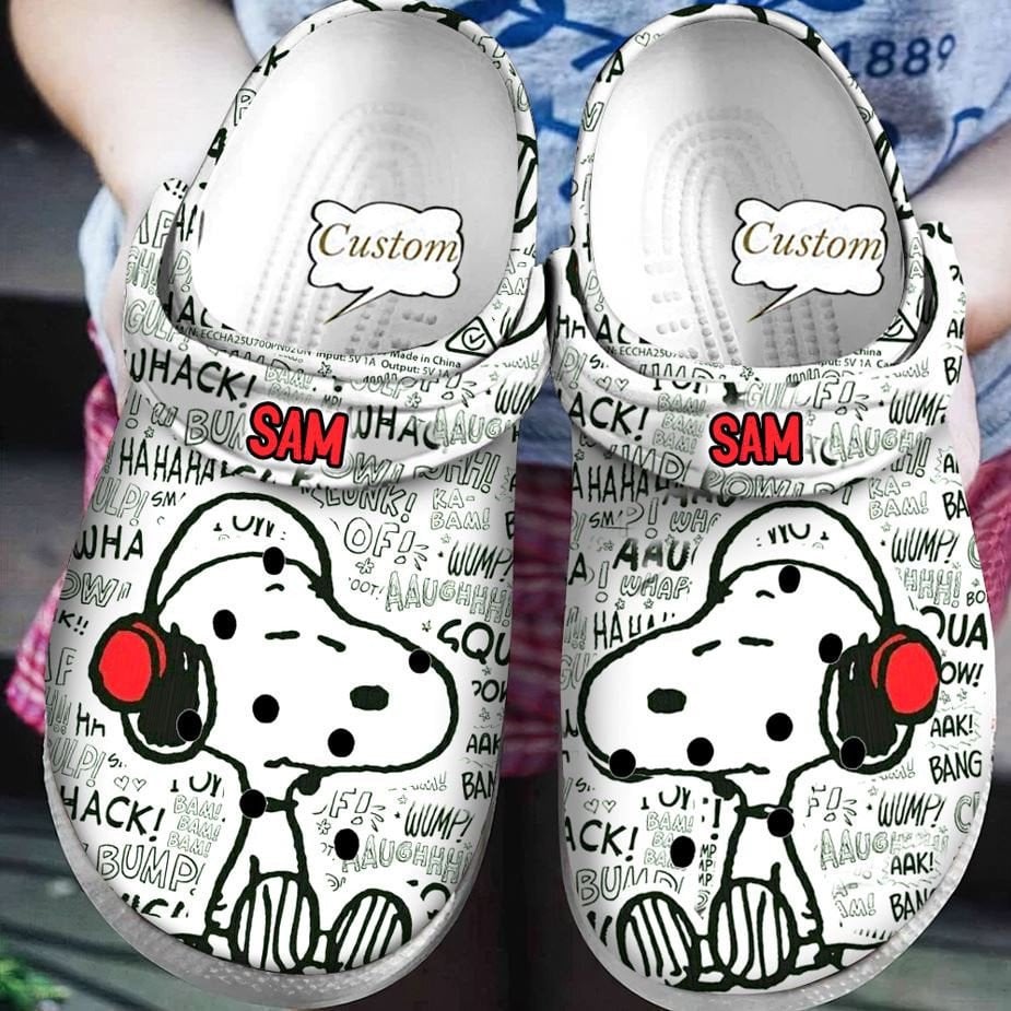 Footwearmerch Snoopy Crocs Clogs Crocband Comfortable Shoes for men women