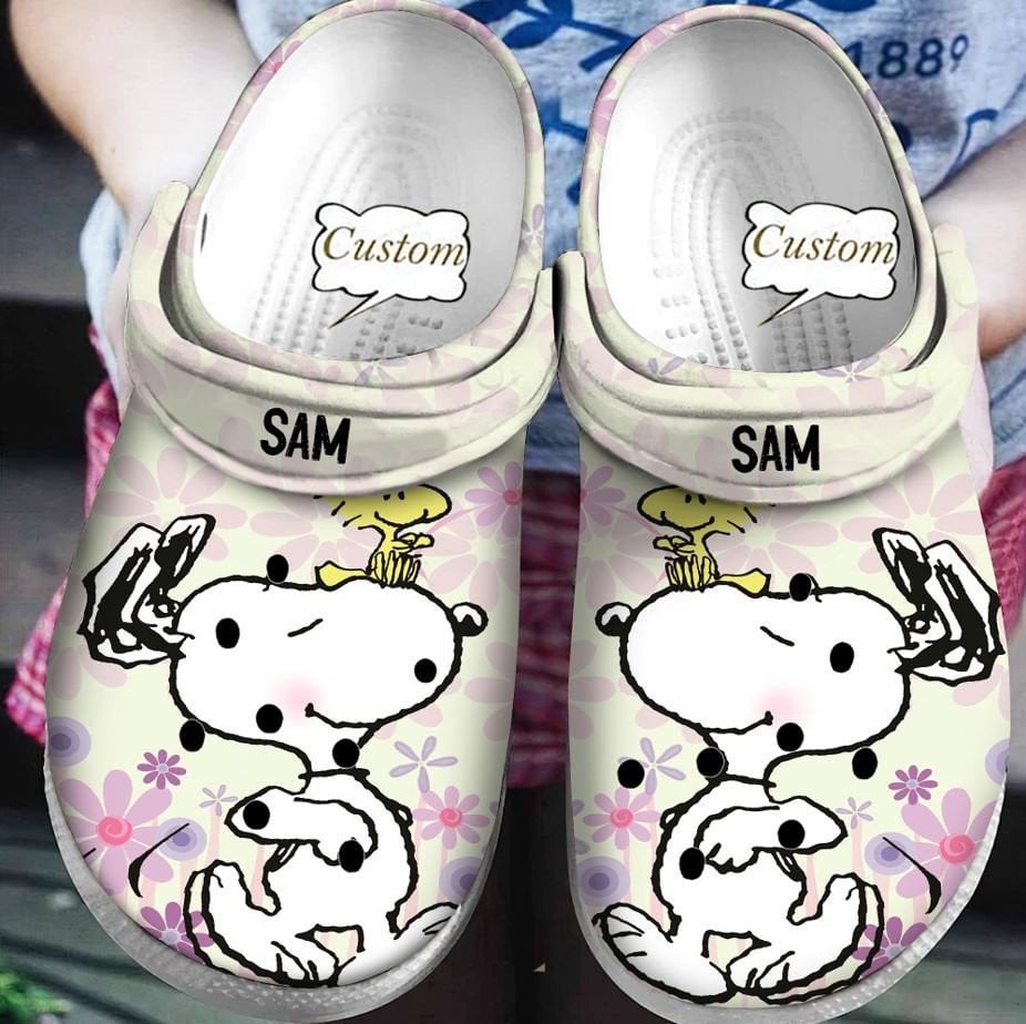 Footwearmerch Snoopy Crocs Comfortable Crocband Clogs Shoes for men women