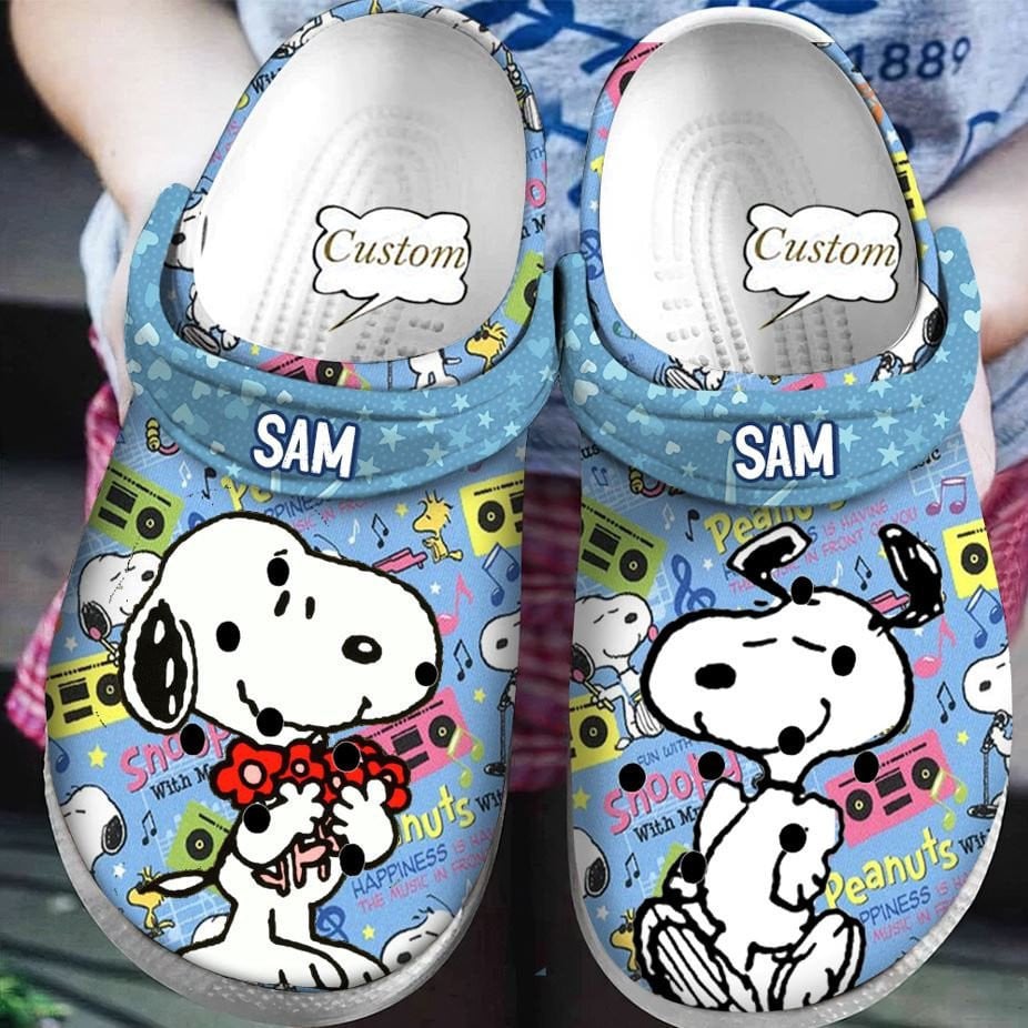Footwearmerch Snoopy Crocs Comfortable Crocband Shoes Clogs for men women