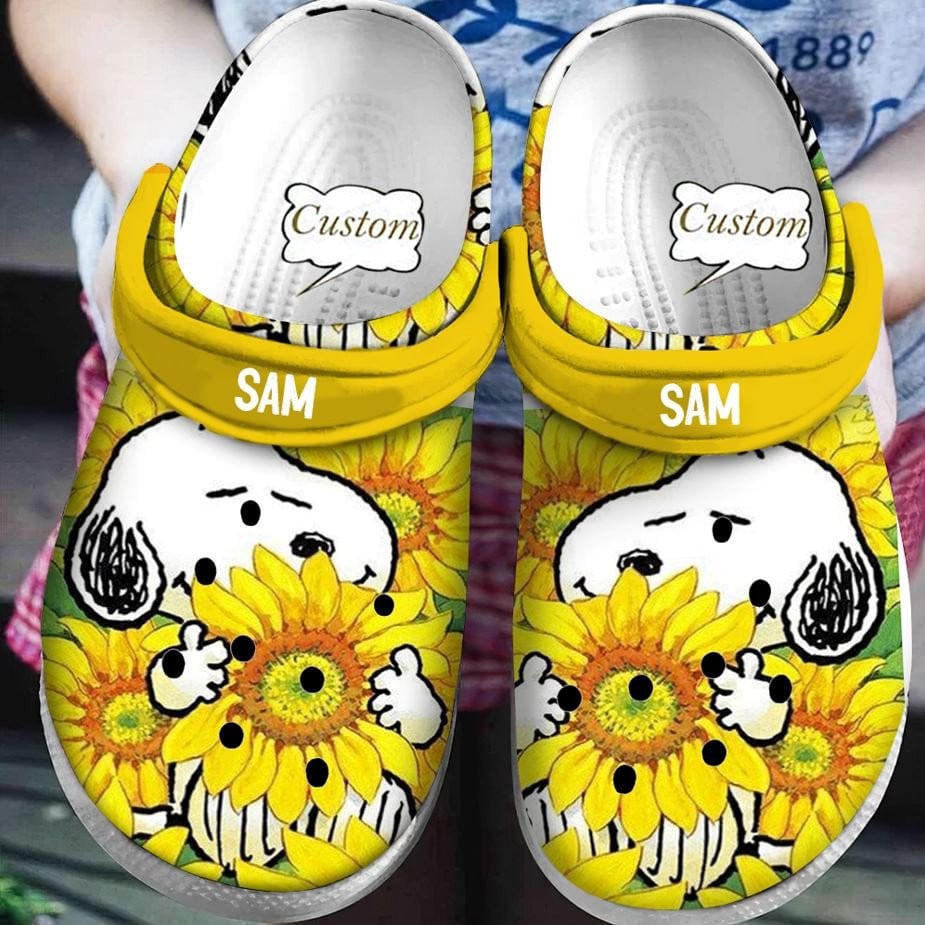 Footwearmerch Snoopy Crocs Shoes Clogs Comfortable Crocband for men women