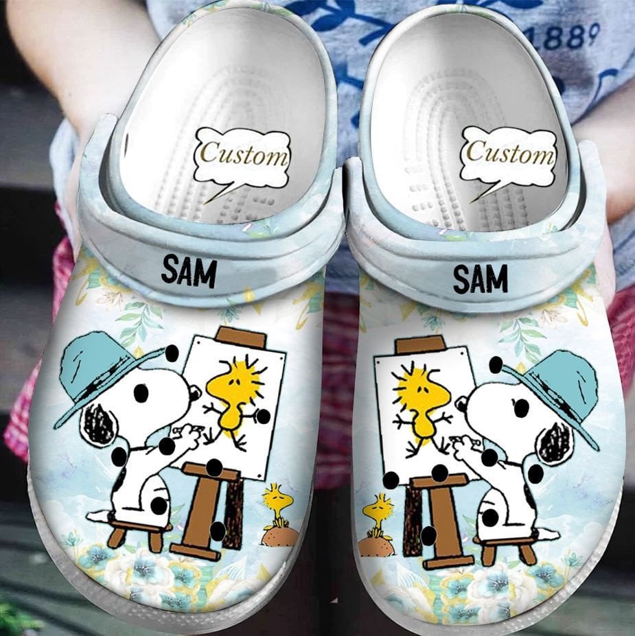 Footwearmerch Snoopy Crocs Shoes Clogs Crocband Comfortable for men women