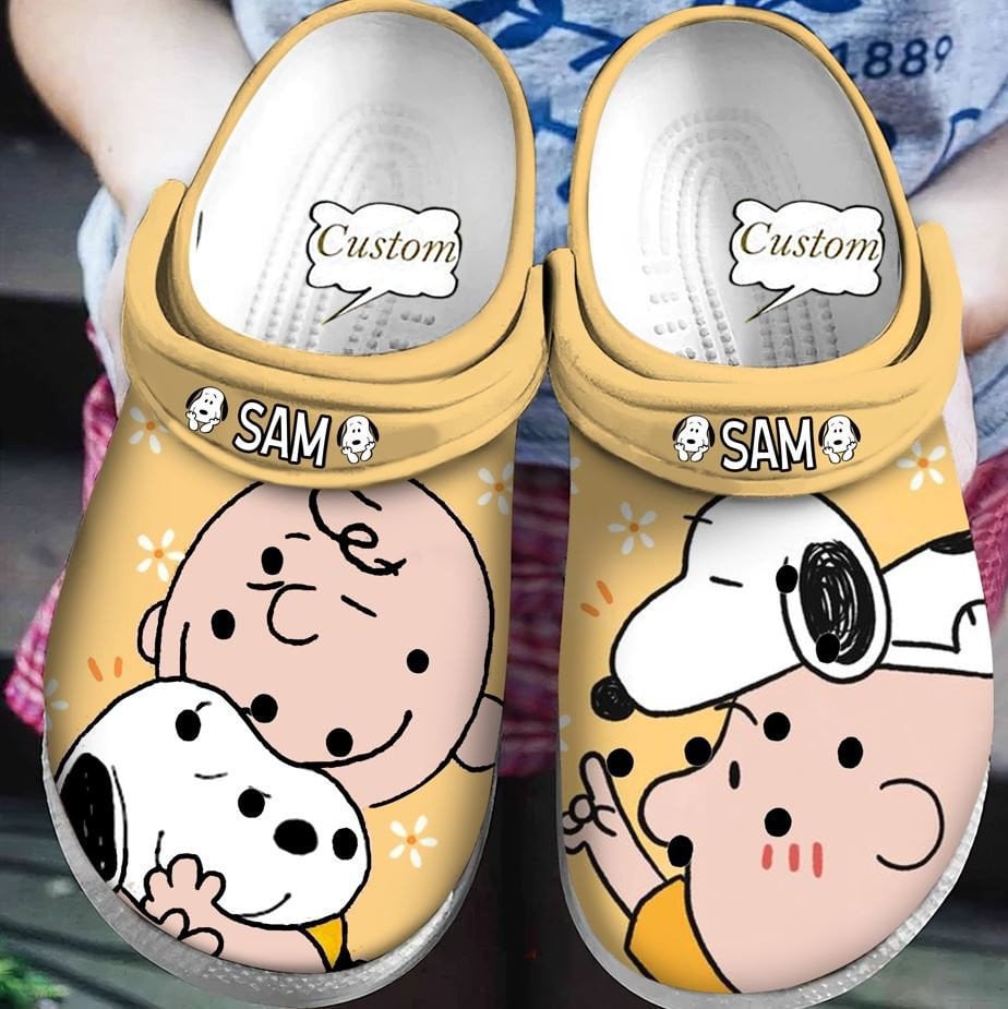 Footwearmerch Snoopy Crocs Shoes Comfortable Clogs Crocband for men women