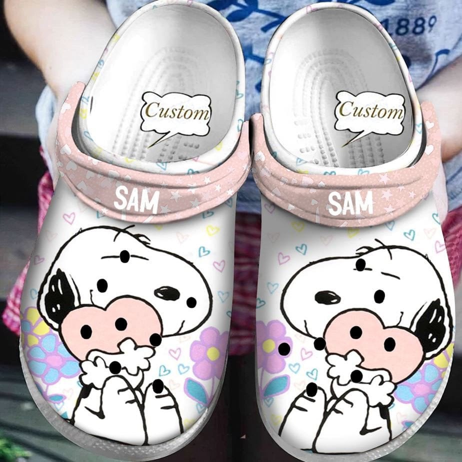 Footwearmerch Snoopy Crocs Shoes Crocband Clogs Comfortable for men women