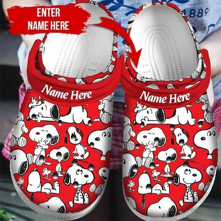 Footwearmerch Snoopy Dog Crocs Clog Shoes