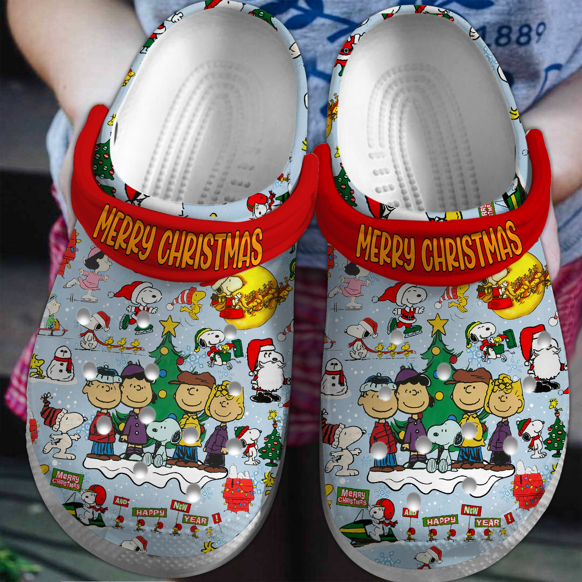 Footwearmerch Snoopy Dog Movie Crocs Crocband Clogs Shoes Comfortable For Men Women and Kids