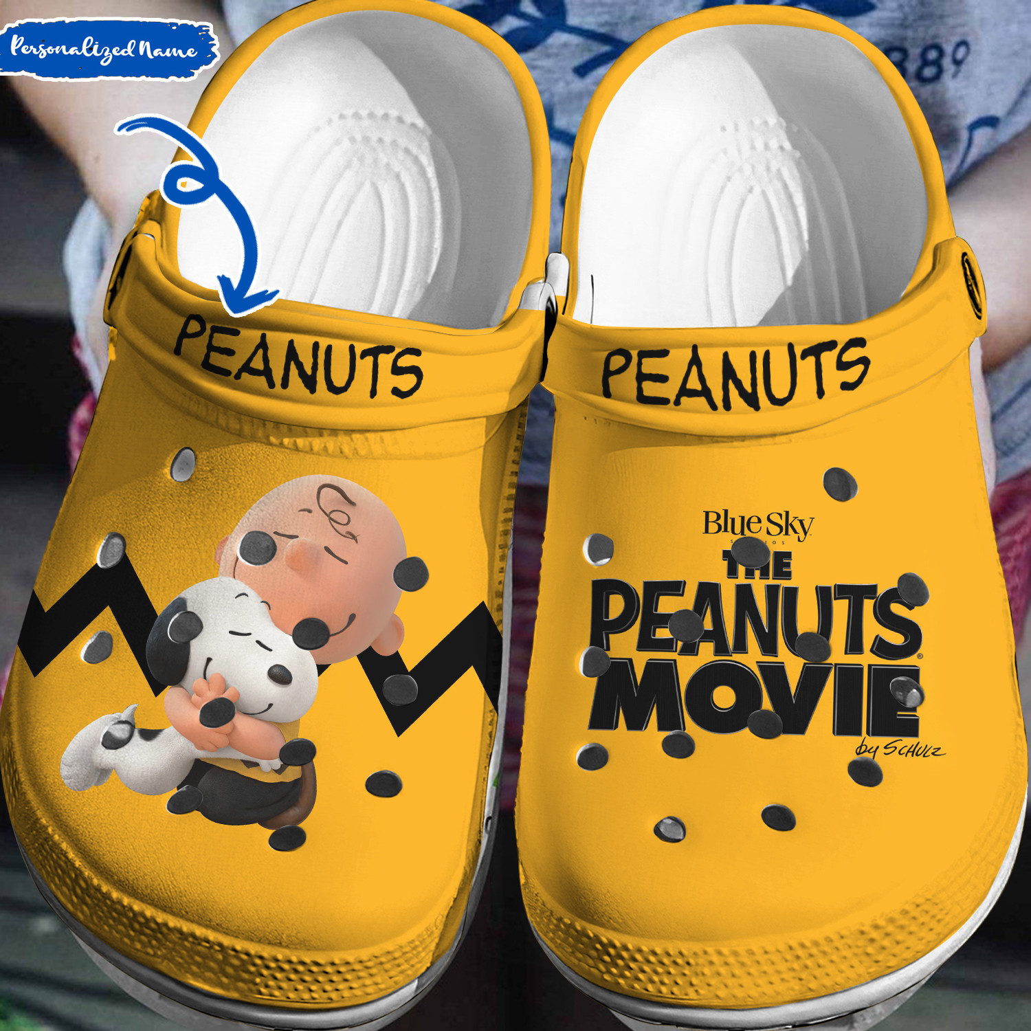 Footwearmerch Snoopy Peanuts Crocs 3D Clog Shoes