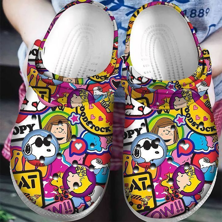Footwearmerch Snoopy Peanuts Crocs Clog Shoes