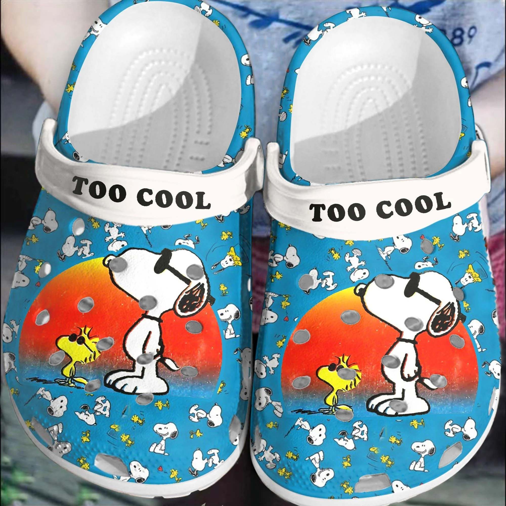 Footwearmerch Snoopy Peanuts Crocs Crocband Clogs Shoes Comfortable For Men Women
