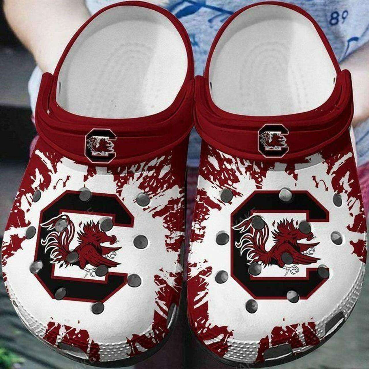 Footwearmerch South Carolina Gamecocks Crocband Clogs