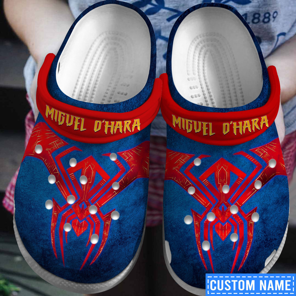Footwearmerch Spider Man Across The Spider Verse Cartoon Crocs Crocband Clogs Shoes Comfortable For Men Women and Kids