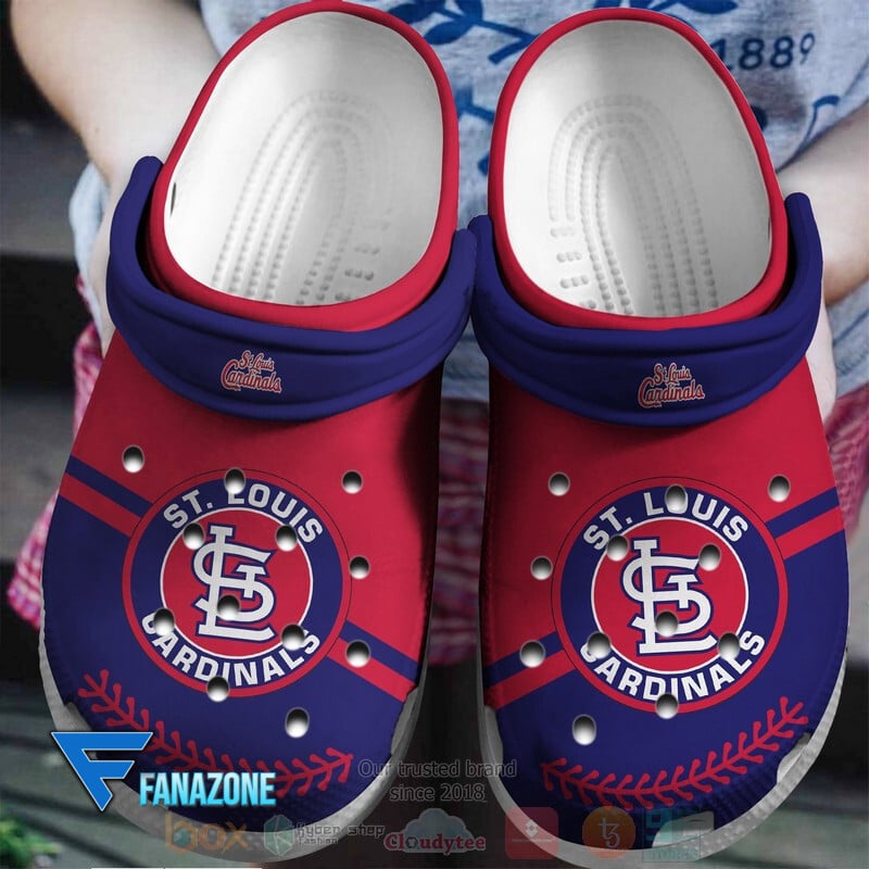 Footwearmerch St, Louis Cardinals MLB Sport Crocs Clogs Crocband Shoes Comfortable For Men Women and Kids