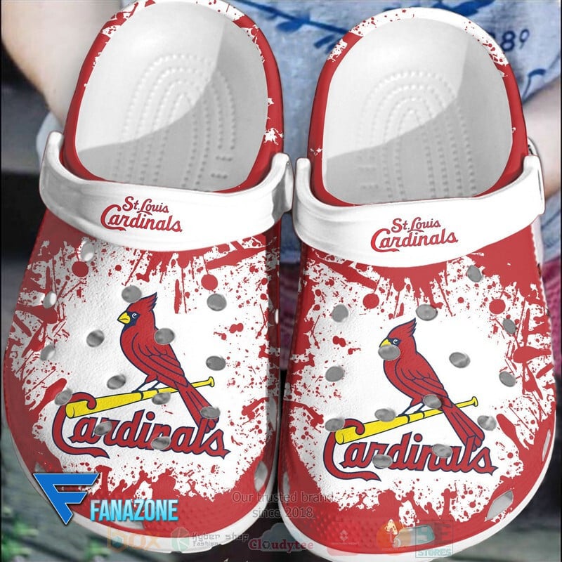 Footwearmerch St. Louis Cardinals MLB Sport Crocs Clogs Crocband Shoes Comfortable For Men Women and Kids