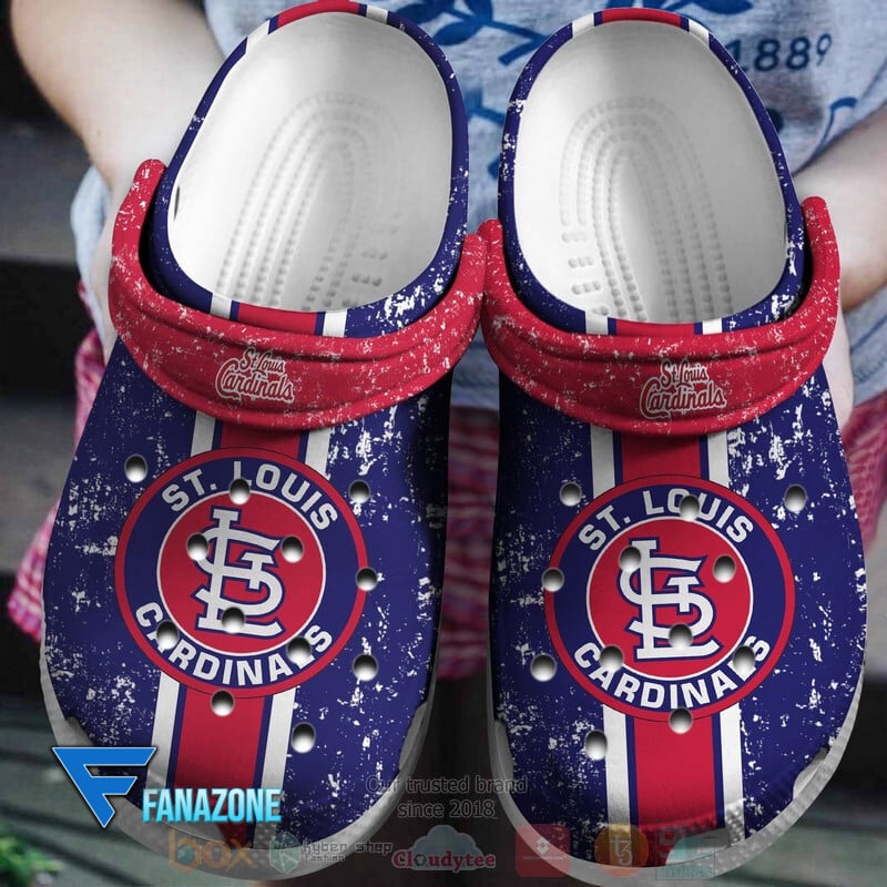 Footwearmerch St. Louis Cardinals MLB Sport Crocs Clogs Crocband Shoes Comfortable For Men Women and Kids