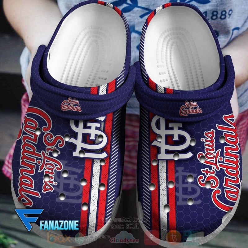Footwearmerch St. Louis Cardinals MLB Sport Crocs Clogs Crocband Shoes Comfortable For Men Women and Kids