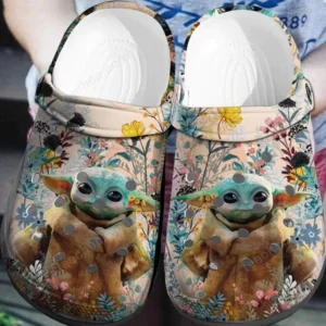 Footwearmerch Star Wars Baby Yoda Crocs Clogs Comfortable Crocband Shoes For Men Women