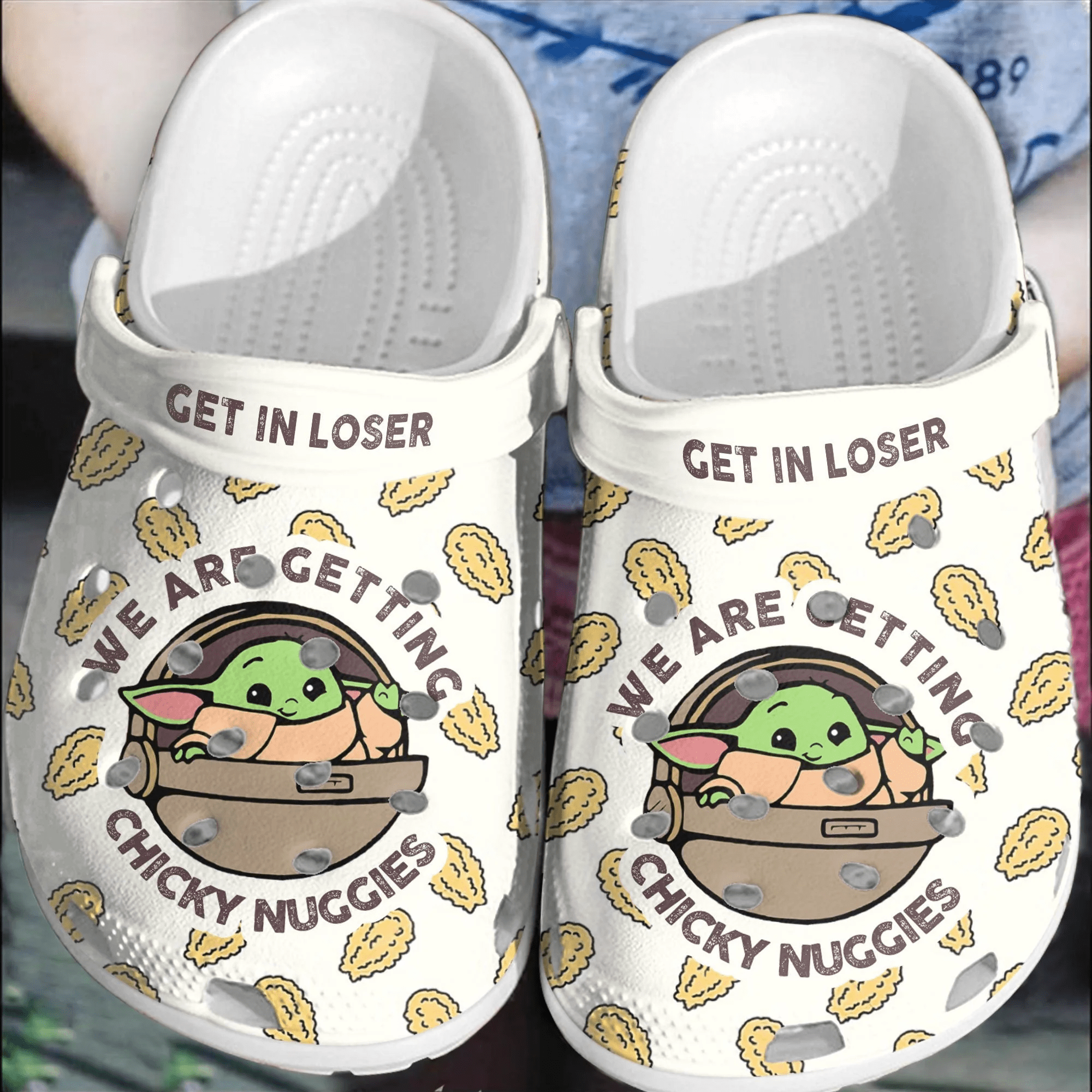 Footwearmerch Star Wars Baby Yoda Crocs Clogs Crocband Comfortable Shoes For Men & Women