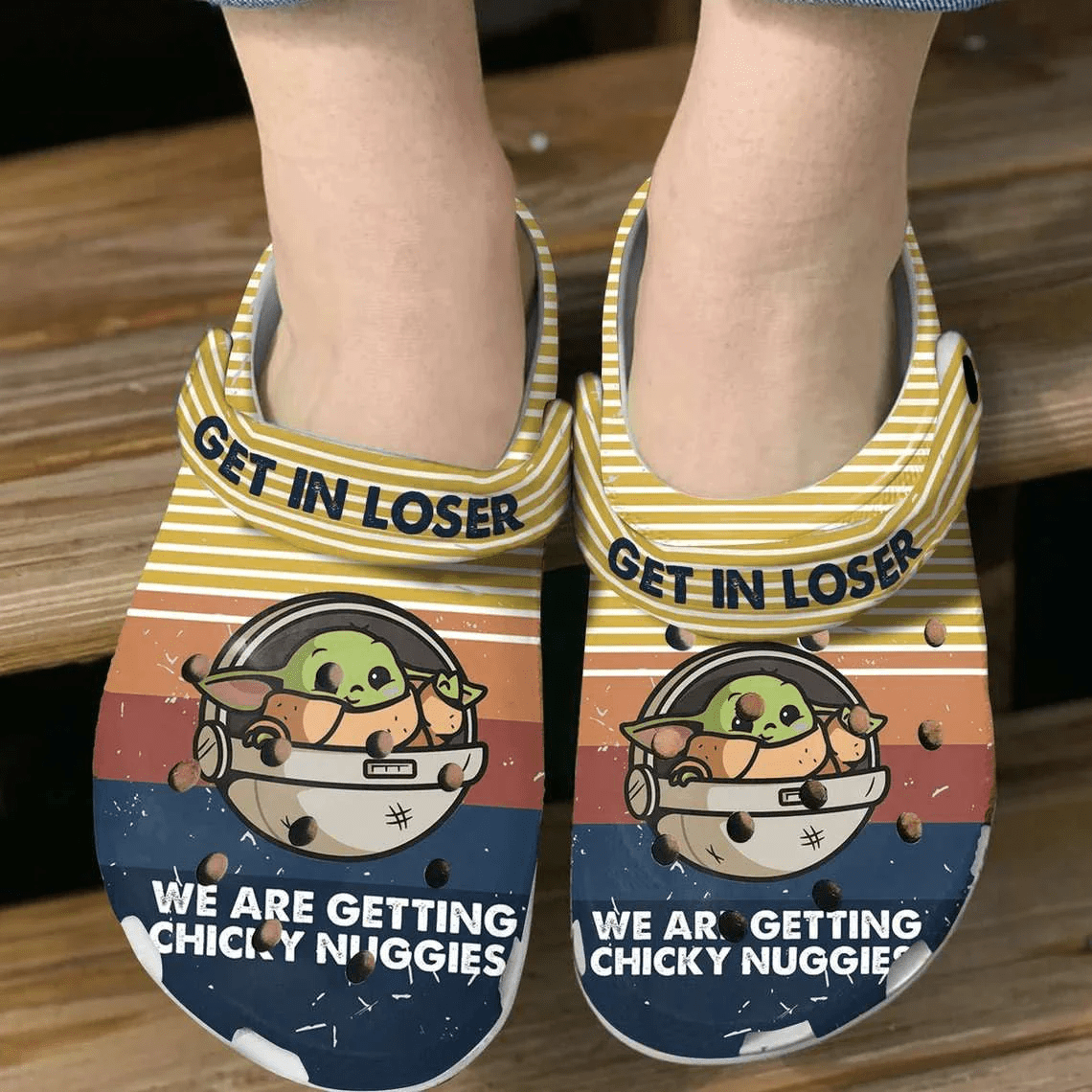Footwearmerch Star Wars Baby Yoda Crocs Clogs Shoes Crocband Comfortable For Men Women