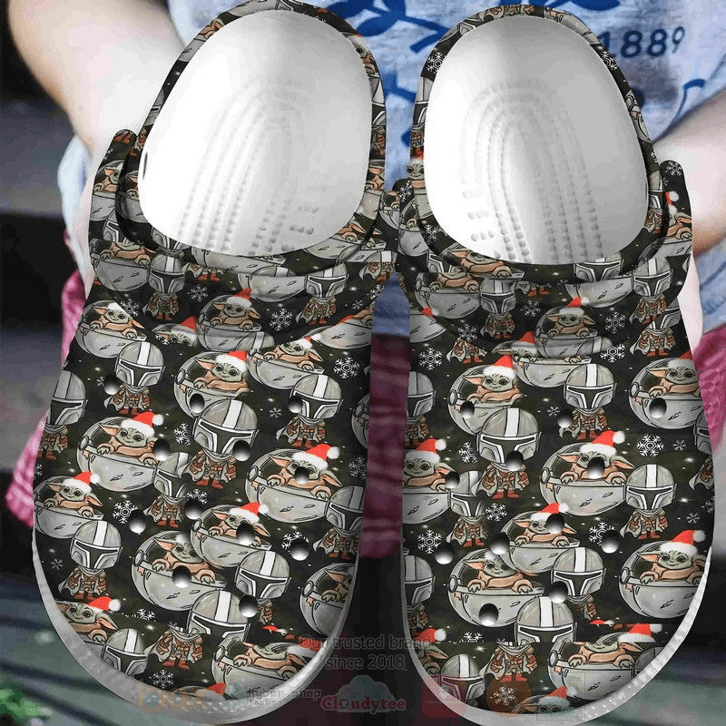 Footwearmerch Star Wars Baby Yoda Crocs Shoes Crocband Clogs Comfortable For Men Women