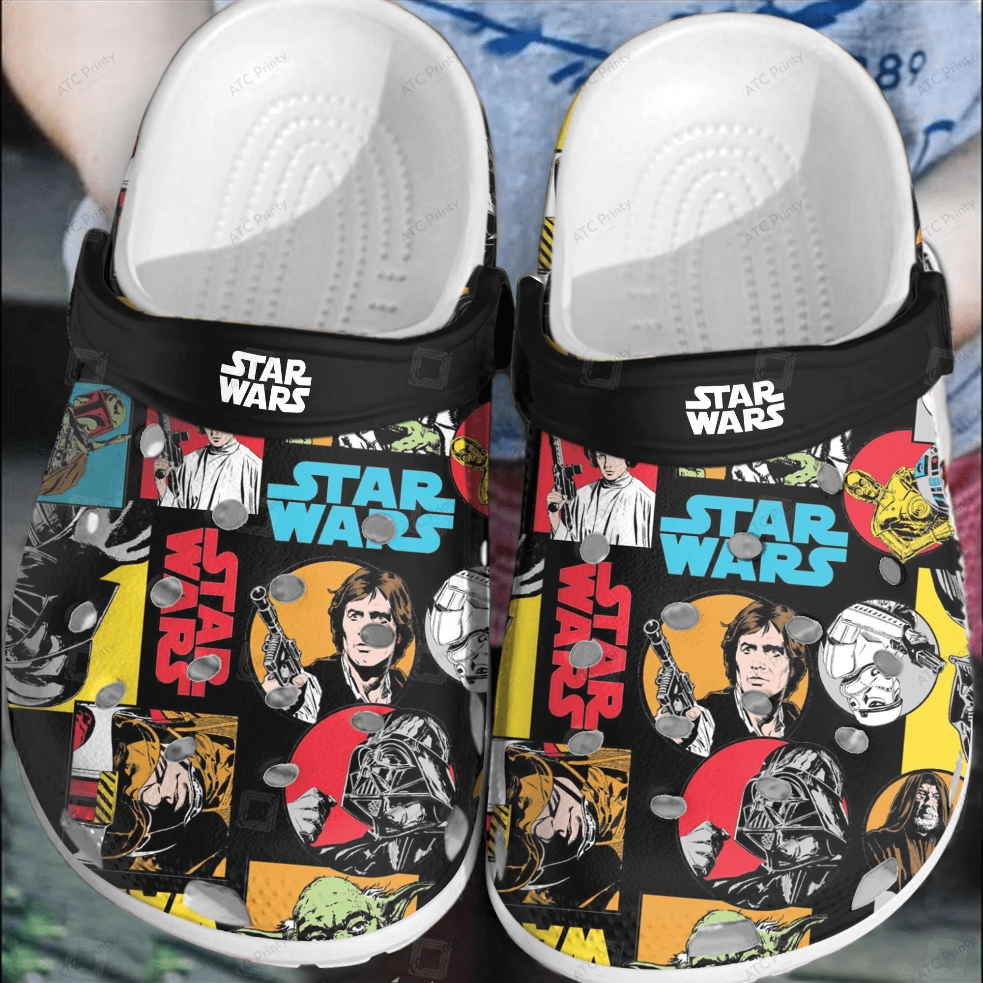 Footwearmerch Star Wars Crocs Clogs Comfortable Shoes Crocband For Men Women