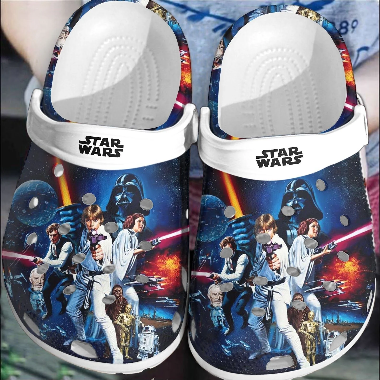 Footwearmerch Star Wars Crocs Crocband Clogs Shoes Comfortable For Men Women