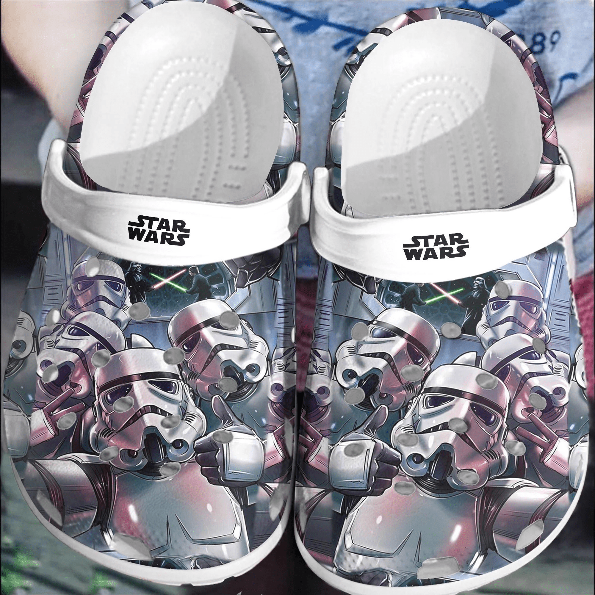 Footwearmerch Star Wars Crocs Crocband Comfortable Clogs Shoes For Men Women