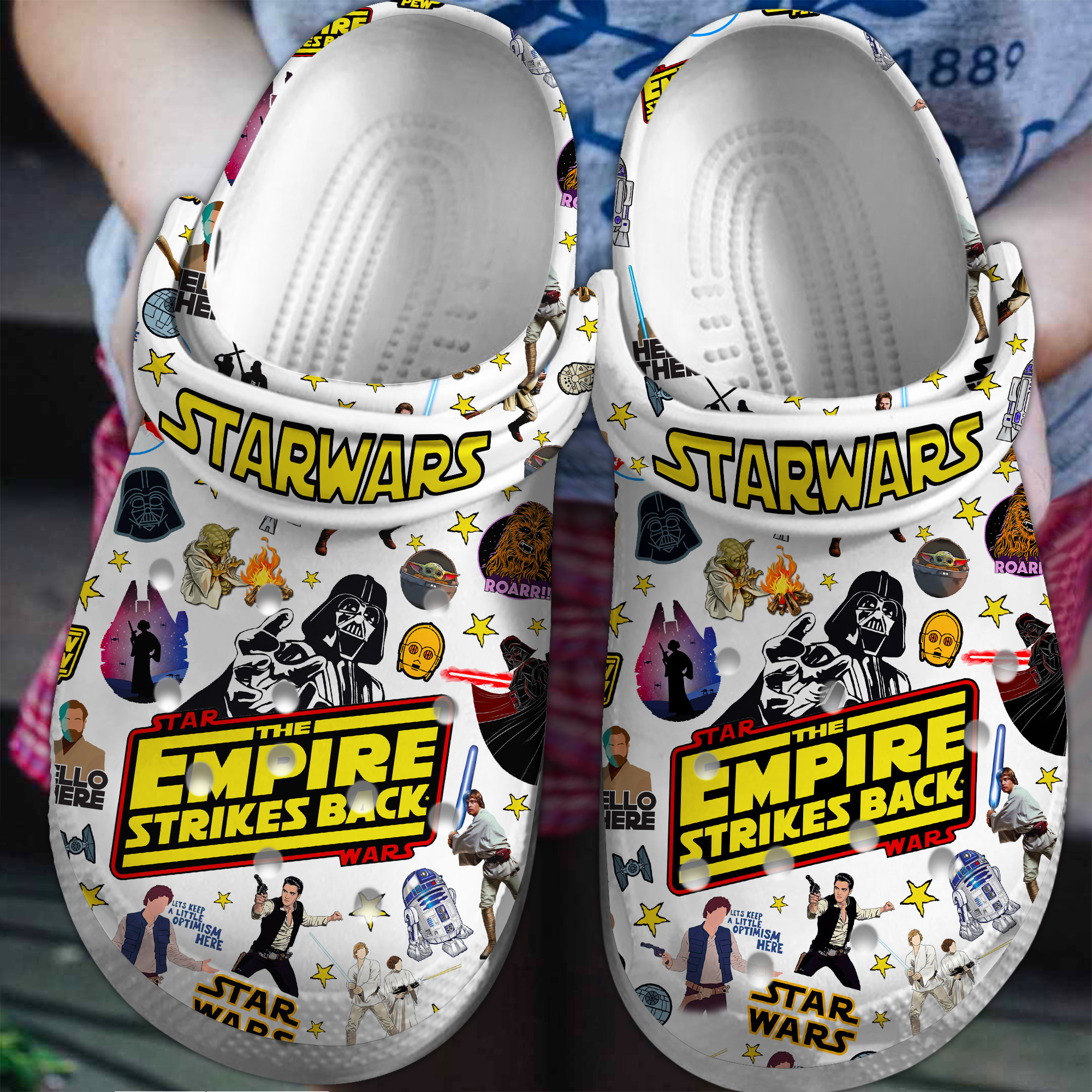 Footwearmerch Star Wars Movie Crocs Crocband Clogs Shoes Comfortable For Men Women and Kids