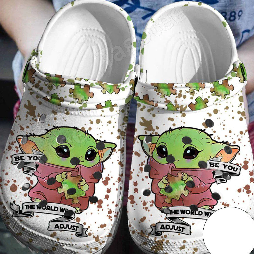 Footwearmerch Star Wars Yoda Crocs Shoes Comfortable Clogs Crocband For Men Women