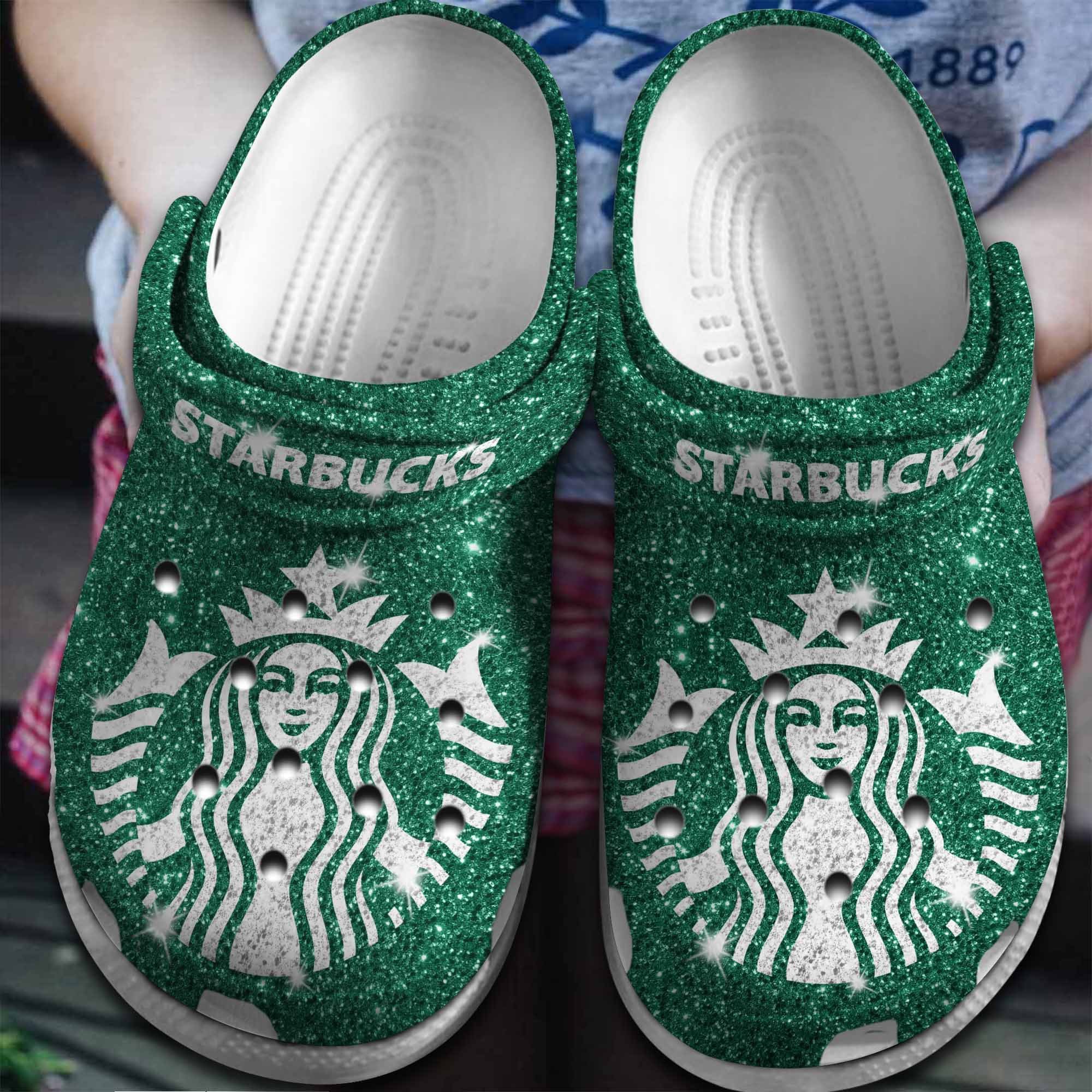 Footwearmerch Starbucks Crocs Crocband Clogs Shoes Comfortable For Men Women and Kids