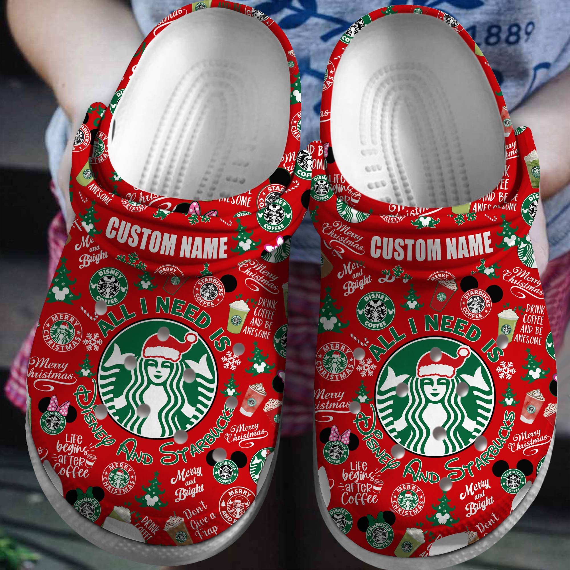 Footwearmerch Starbucks Crocs Crocband Clogs Shoes Comfortable For Men Women and Kids