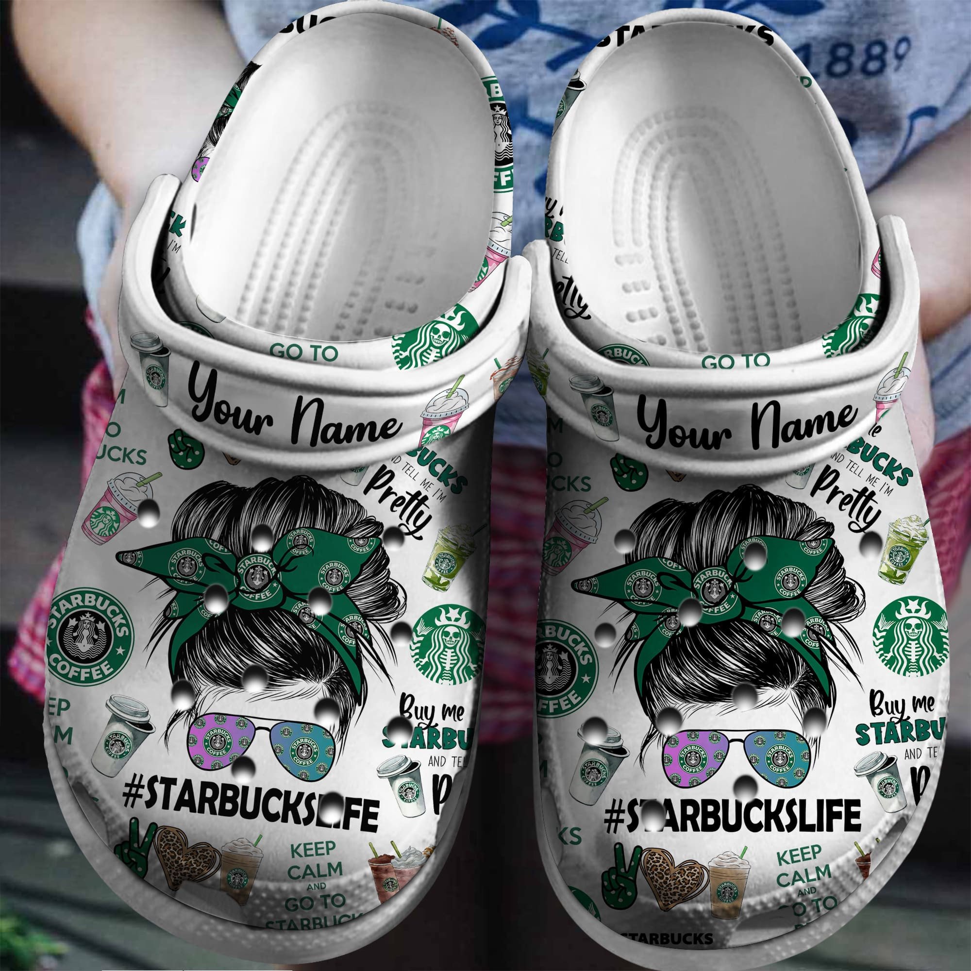 Footwearmerch Starbucks Crocs Crocband Clogs Shoes Comfortable For Men Women and Kids