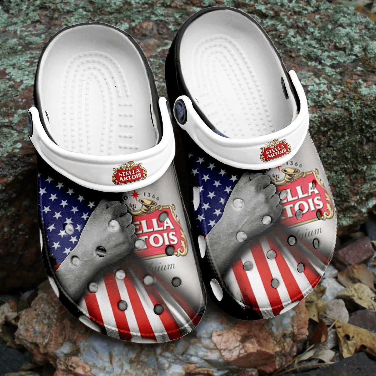 Footwearmerch Stella Artois Beer Clogs Crocband Shoes Crocs Comfortable For Men Women