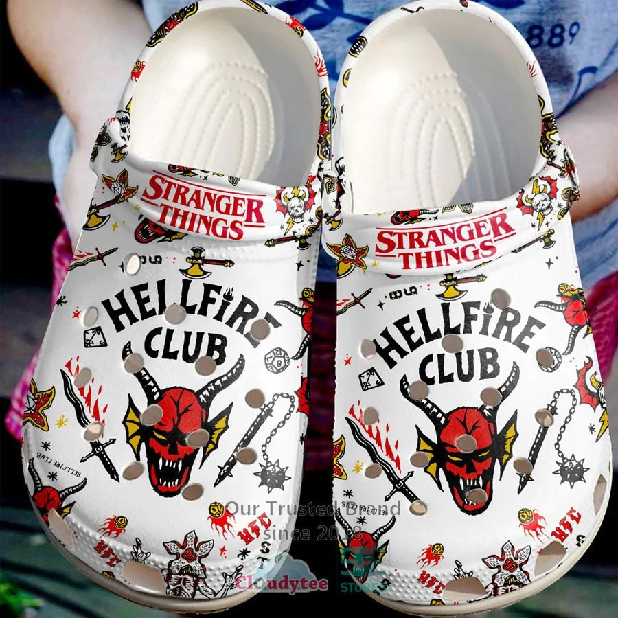 Footwearmerch Stranger Things Crocs Clogs Shoes Crocband Comfortable For Men Women