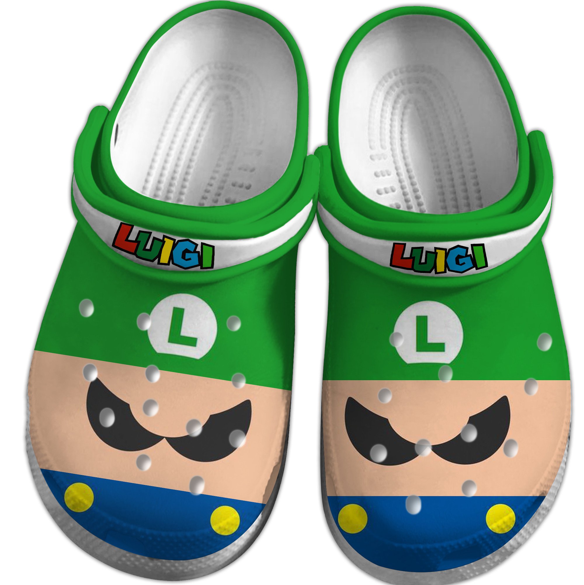 Footwearmerch Super Mario Game Movie Crocs Crocband Clogs Shoes Comfortable For Men Women and Kids