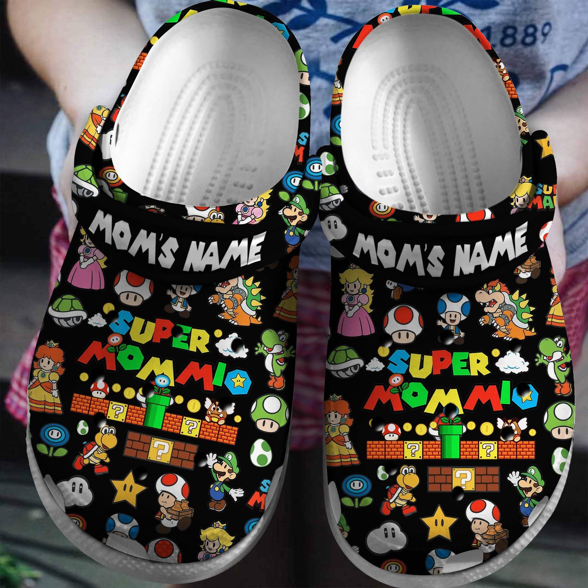 Footwearmerch super momi Mother Day Crocs Crocband Clogs Shoes Comfortable For Men Women and Kids