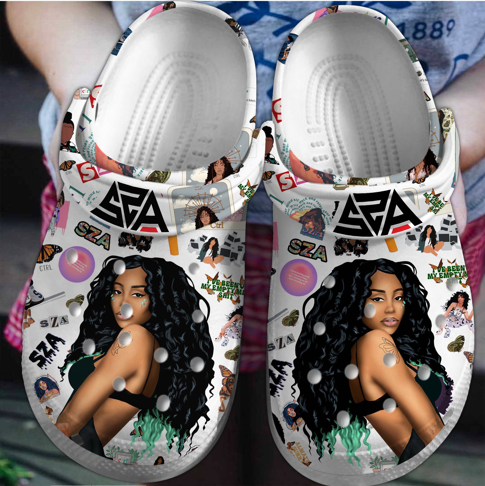 Footwearmerch SZA Music Crocs Crocband Clogs Shoes Comfortable For Men Women and Kids