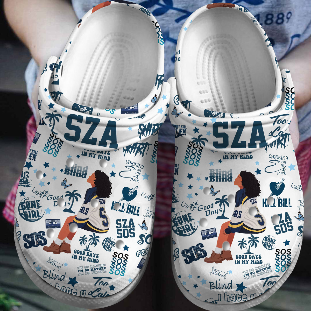 Footwearmerch SZA Music Crocs Crocband Clogs Shoes Comfortable For Men Women and Kids