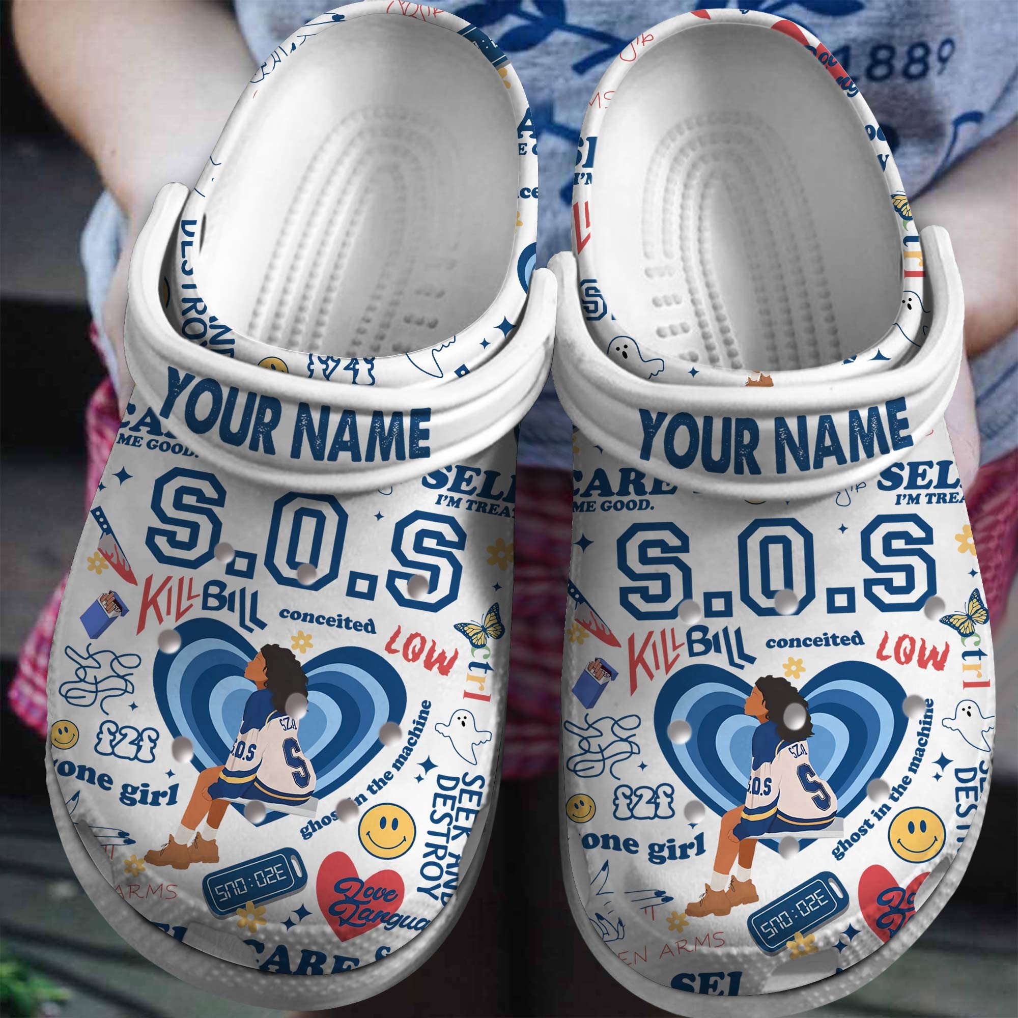 Footwearmerch SZA Singer Music Crocs Crocband Clogs Shoes Comfortable For Men Women and Kids